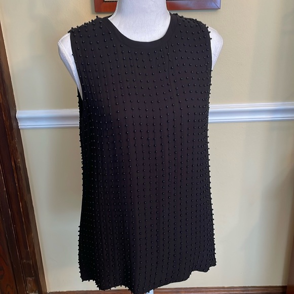 Ecru Beaded evening top - Picture 2 of 6